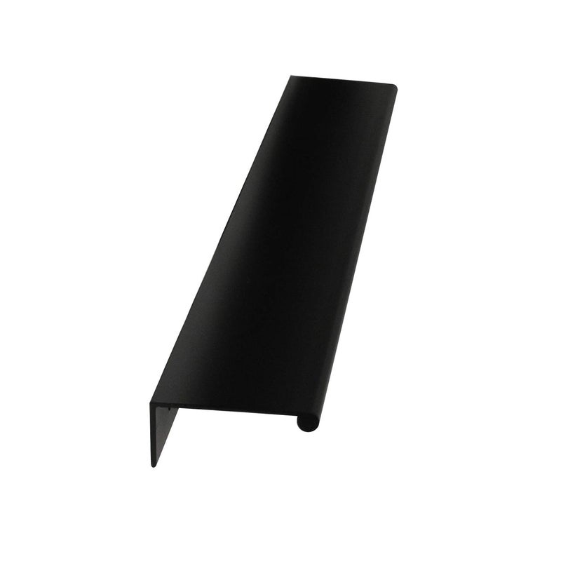 CKP Brand Item 3306 - 12 in. Back Mount Finger Edge Pull, Matte Black Finish â€“ Single Pack of Sleek, Modern Hardware for Cabinets, Drawers, and Furniture Upgrades - Image 3